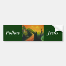 Follow Jesus Bumper Sticker