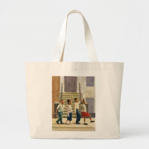 Follow Me 1995 Large Tote Bag