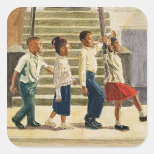 Follow Me 1995 Square Sticker