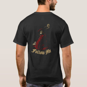 "Follow Me" Black T-Shirt with General Death