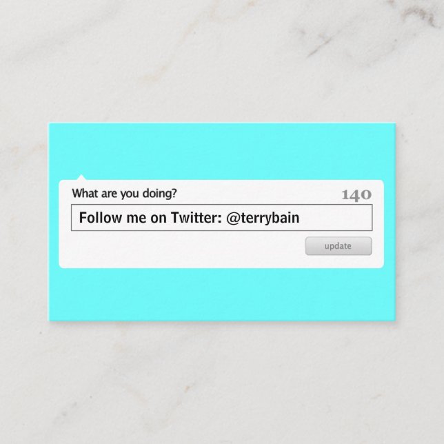 Follow Me Business Card (Front)