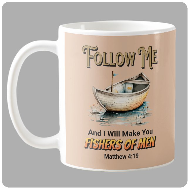 FOLLOW ME - FISHERS OF MEN MUG (Creator Uploaded)