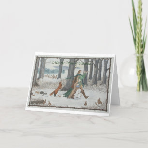 "Follow Me"" Holiday Card