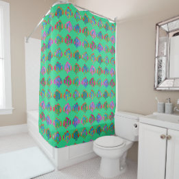Follow Me in the Sea Shower Curtain