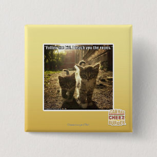 Follow Me Kid 15 Cm Square Badge