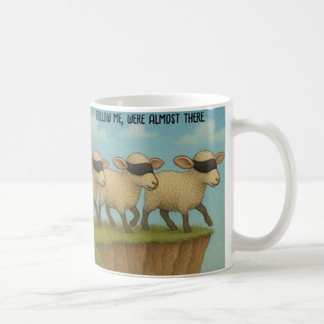 Follow me sheep Mug (Right)