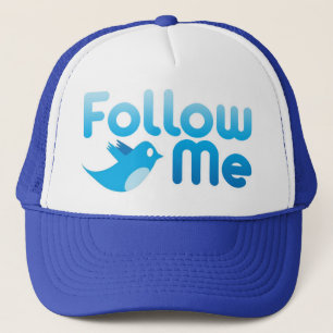Follow Me Twitter Mr Funny Parody Trucker Hat