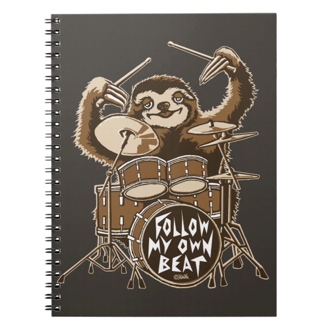 Follow my own beat notebook (Front)