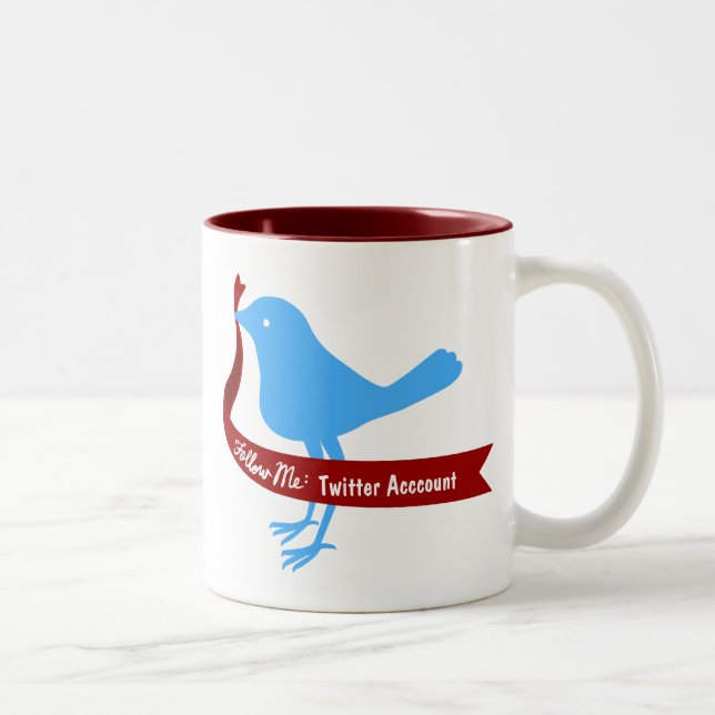 Follow My Tweet Mug (Right)