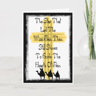 Follow That Star Holiday Card