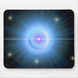 Follow the Blue Star HOME Mouse Mat