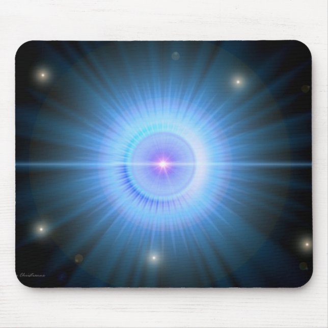 Follow the Blue Star HOME Mouse Mat (Front)