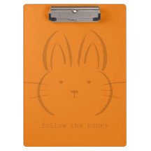 Follow the Bunny Clipboard of Halloween Joy