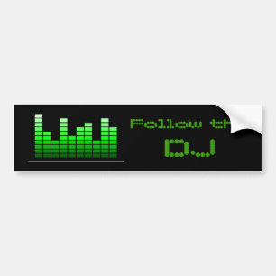 Follow the DJ Sticker