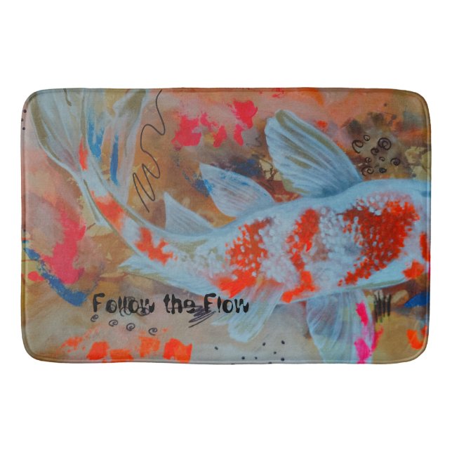 Follow the Flow Bath Mat (Front)