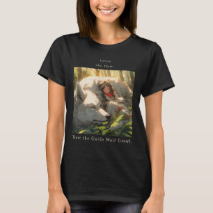 Follow The Howl, Trust The Guide Wolf Growl Wolf R T-Shirt