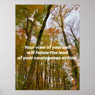 Follow the lead of your courageous action poster