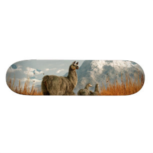 Follow the Llama Skateboard