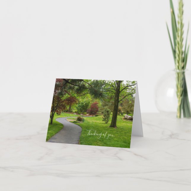Follow The Path Pano Thinking Of You Card (Front)