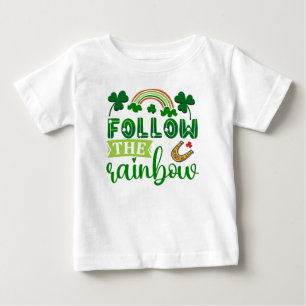 Follow the rainbow svg baby T-Shirt
