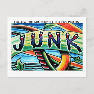 FOLLOW THE RAINBOW to LITTLE F... Postcard