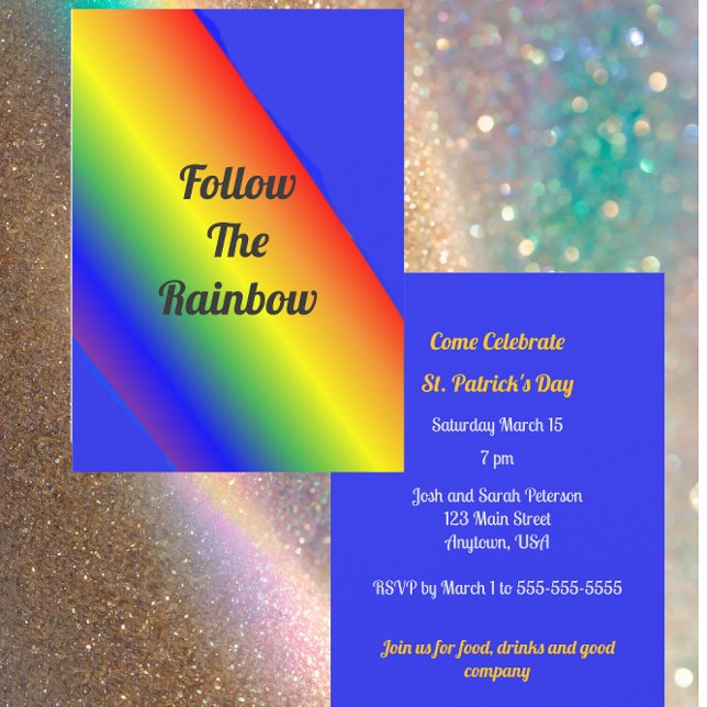 Follow the Rainbow Versatile Invitation (Creator Uploaded)
