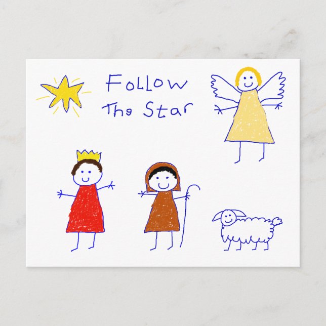 Follow The Star Postcard (Front)
