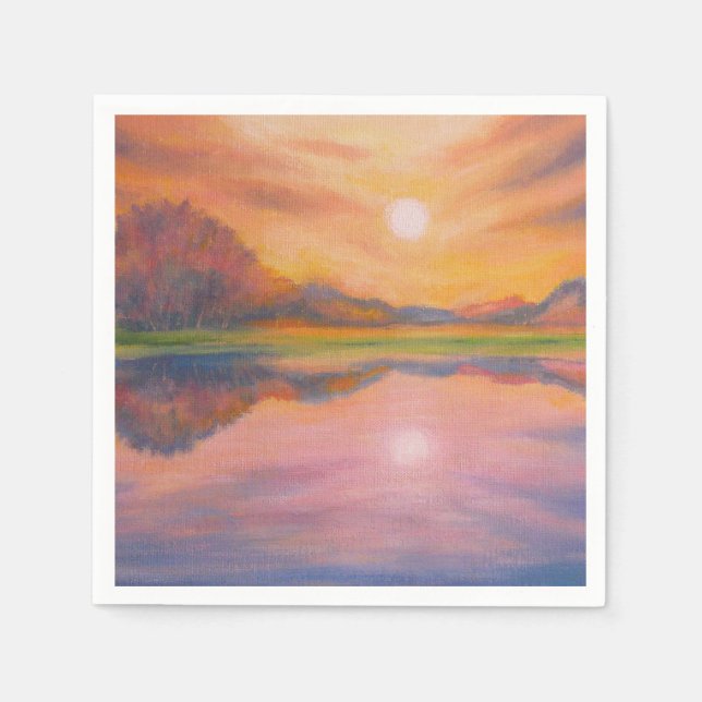 Follow the sun, follow your dreams napkin (Front)