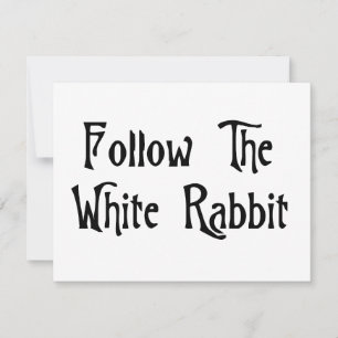 Follow The White Rabbit