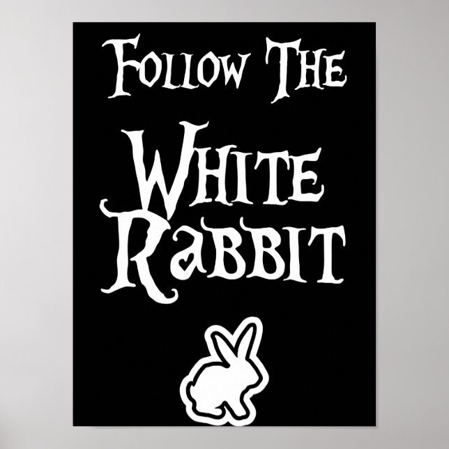 Follow the White Rabbit Poster (Front)