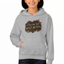 Follow the Wild Within Cheetah Print Graphic