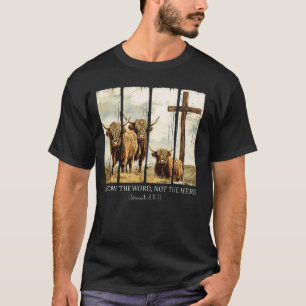 Follow The Word Not The Herd Christian Western Hig T-Shirt