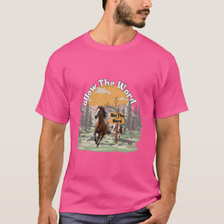 Follow The Word Not The Herd Isaiah Christian Bibl T-Shirt