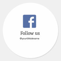 follow us facebook username social media add QR 