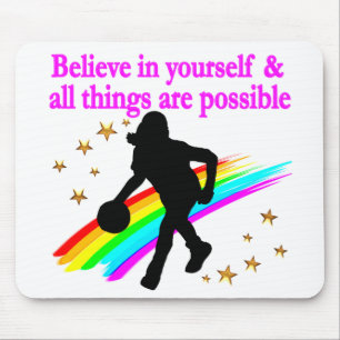FOLLOW YOUR BASKETBALL DREAMS MOUSE MAT