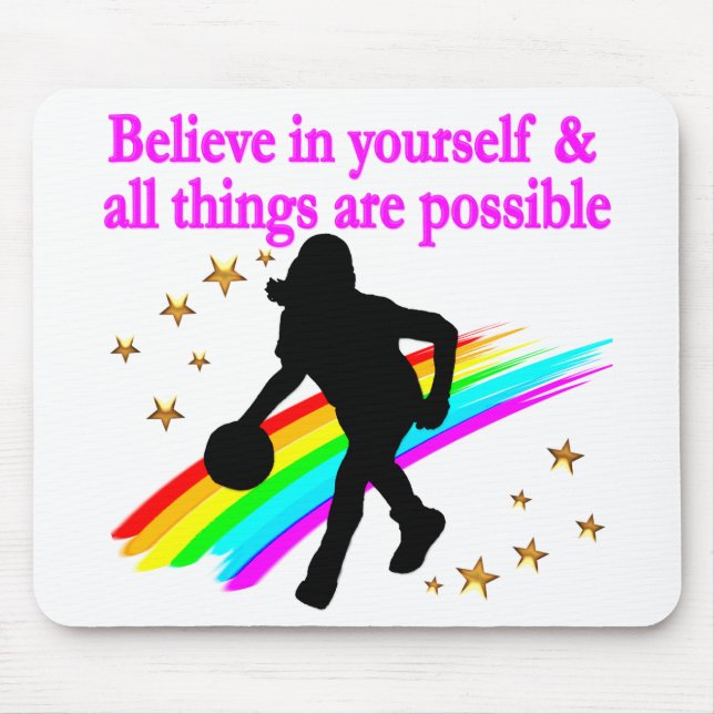 FOLLOW YOUR BASKETBALL DREAMS MOUSE MAT (Front)