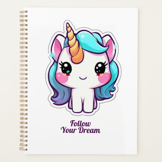 Follow Your Dream – Personalised Planner | Custom  (Front)