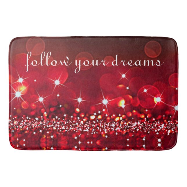 Follow Your Dreams Bath Mat (Front)
