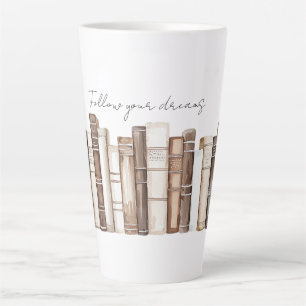Follow Your Dreams Books Christmas Latte Mug