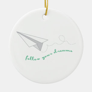 Follow Your Dreams Ceramic Tree Decoration