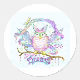 Follow Your Dreams Classic Round Sticker