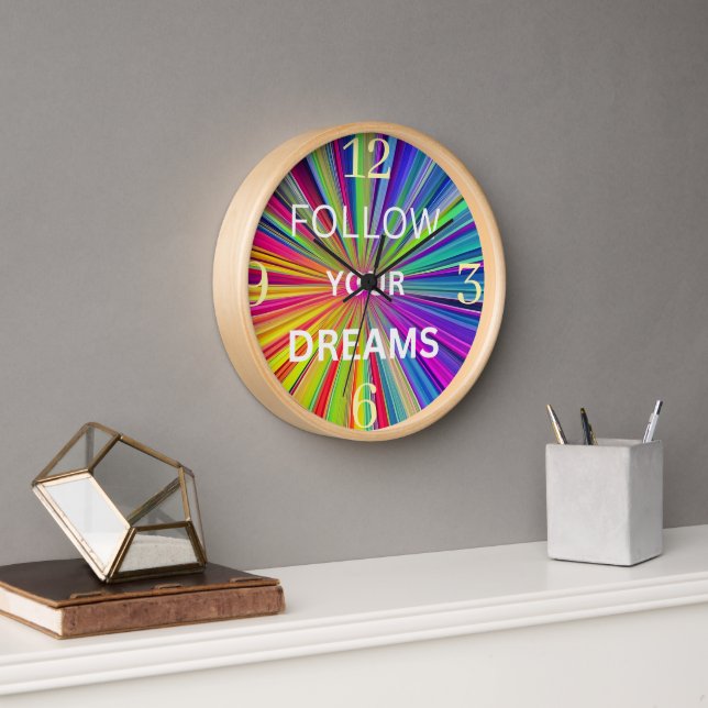 Follow Your Dreams Clock (Office)