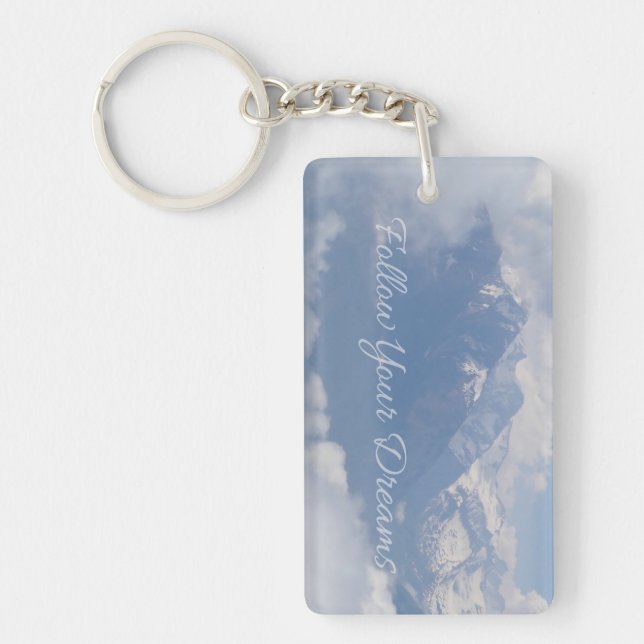 Follow Your Dreams custom key chain (Front)