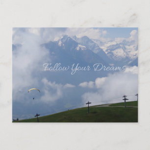 Follow Your Dreams custom postcards