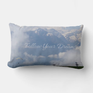 Follow Your Dreams custom throw pillow
