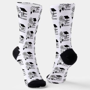 Follow Your Dreams Graduation Socks
