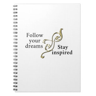 Follow Your Dreams – Inspirational Bracelet for Notebook