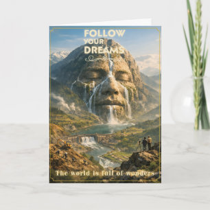 Follow Your Dreams Inspirational Greeting Card