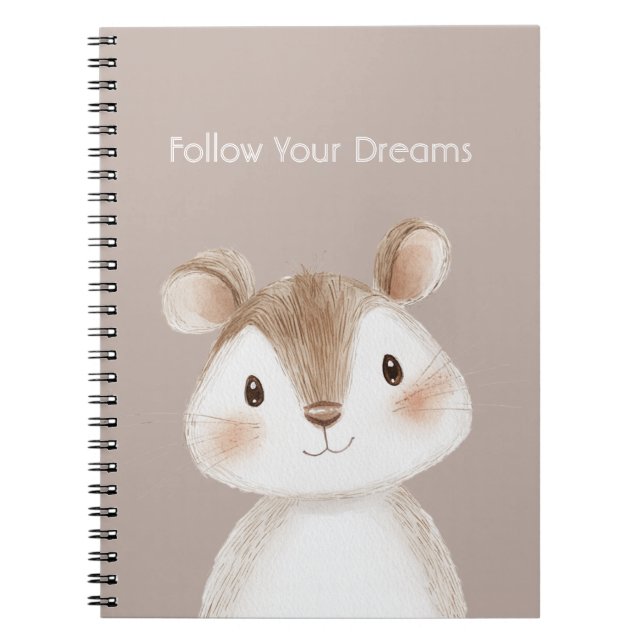 Follow Your Dreams Mouse Notebook (Front)