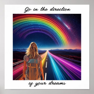 Follow your dreams poster